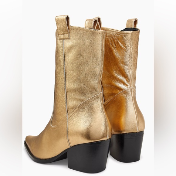 NWT June Boots - Gold - size 36 - Picture 4 of 8